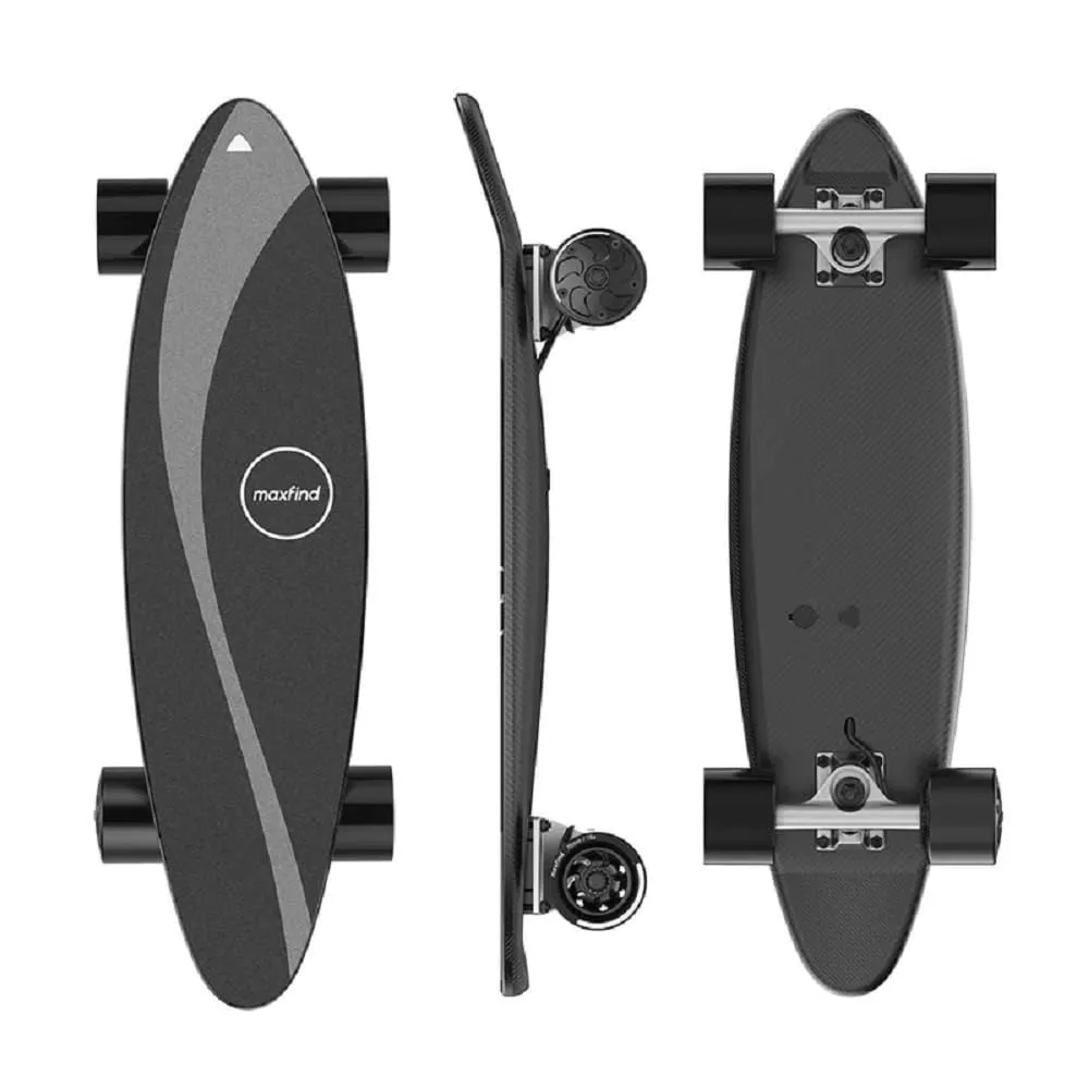 Maxfind Max One Electric Skateboard - Beginner-Friendly Mini Skateboard, 15Mph, 11 Miles Range