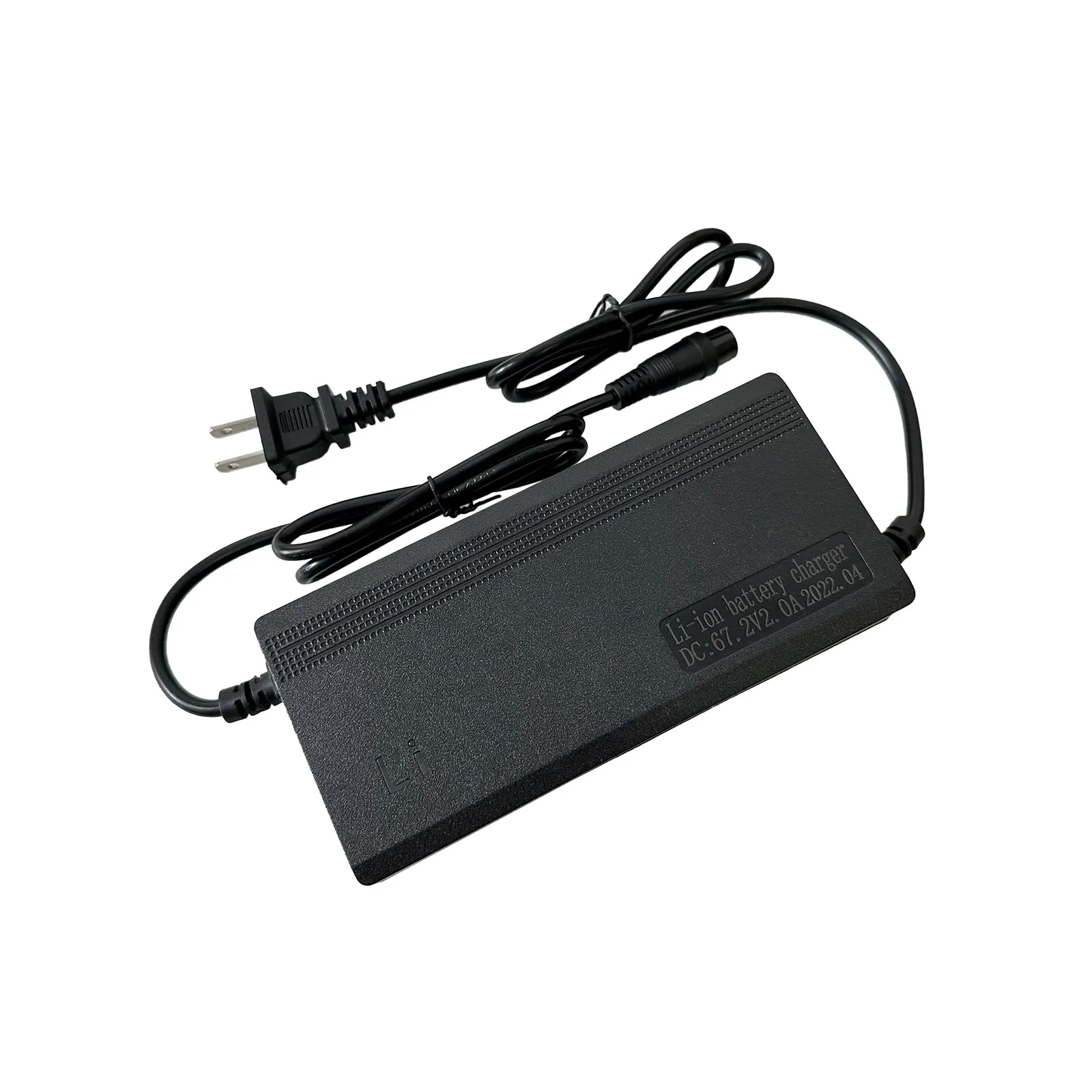 MetaMoov 60V/2A Charger for Electric Scooters with Fast 3-Prong Connector