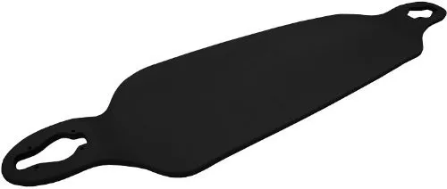 Moose Black Drop Down Longboard Deck 9.75'x39.75' Freeride Skateboard by TGM Skateboards