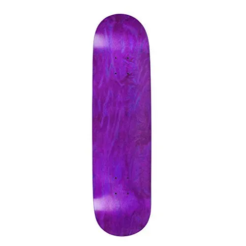 Moose Stained Purple Skateboard Deck - 8.0' Canadian Maple, 7-Ply Modern Mold Concave