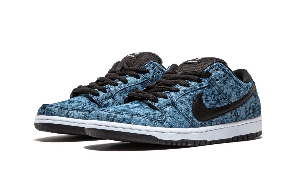 Nike DUNK LOW PREMIUM SB Skateboarding Shoes 4.5 - Midnight Navy/White/Black