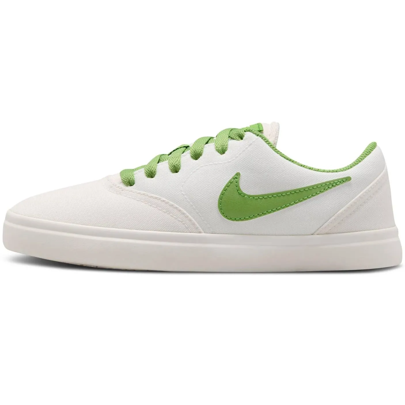 Nike SB Check Canvas Big Kids' Skate Shoes 3.5 Phantom/Summit White/Sail/Chlorophyll