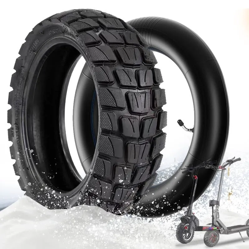 Off-road 10x2.75-6.5 Electric Scooter Tire with Inner Tube – Shockproof, Super-Grip, Easy Install