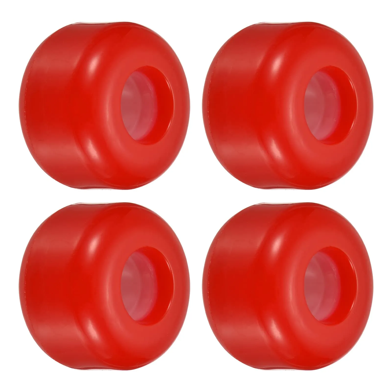 PATIKIL 85A Red Skateboard Wheels for Cruisers, Durable PU Replacement Street Wheels