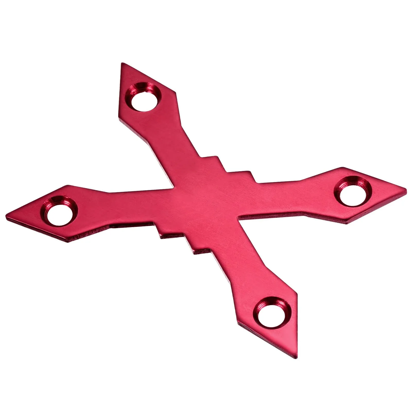 PATIKIL Red Skateboard Gasket - Aluminum Alloy Longboard Deck Protector, Anti-Sinking Hardware