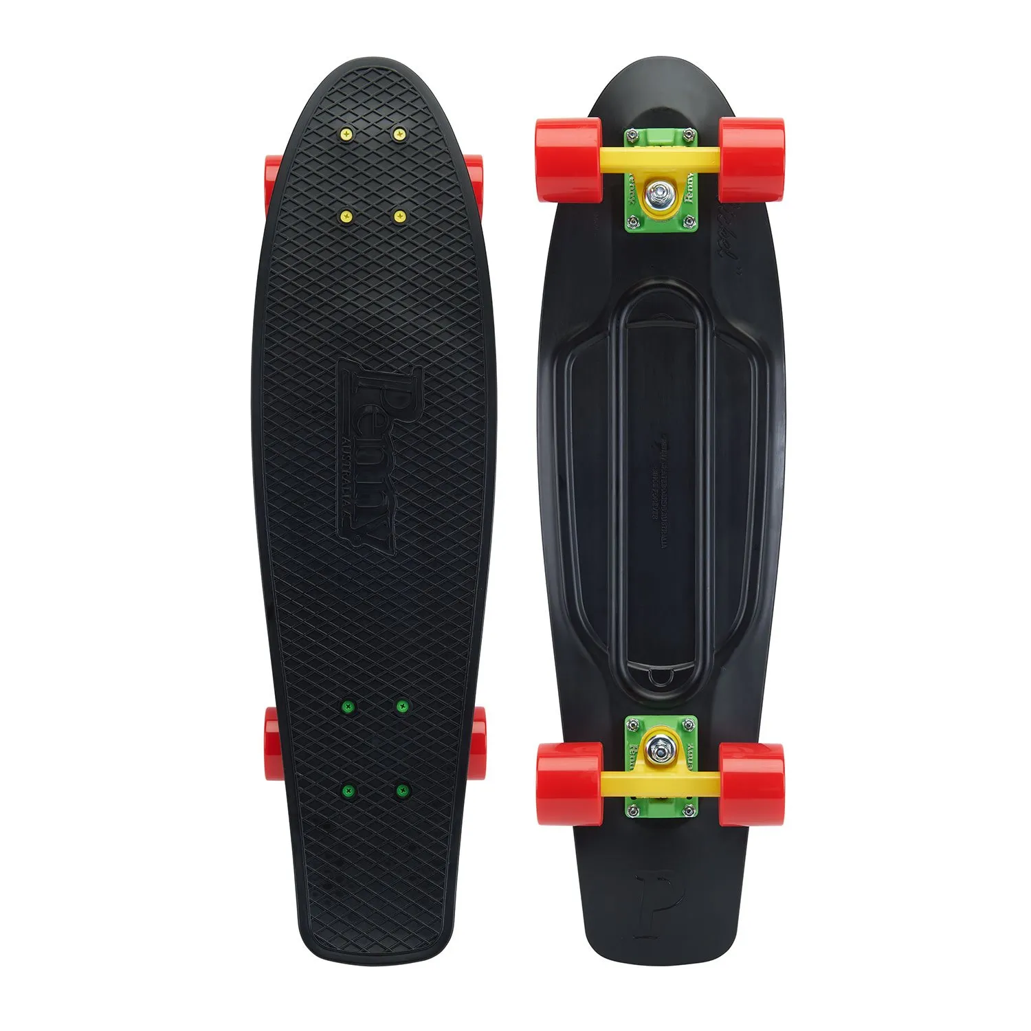 Penny Skateboards Rasta 27-Inch Standard Skateboard - Lightweight, Penny Trucks & Wheels