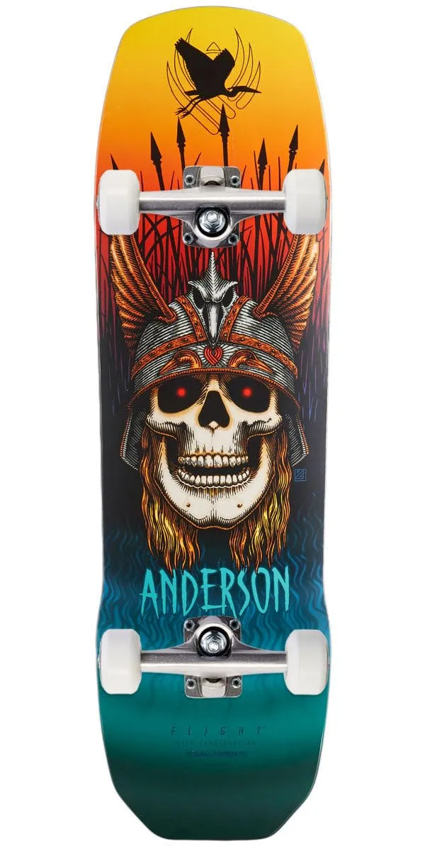 Powell-Peralta Flight Andy Anderson Crane Skull Skateboard Complete - 8.45' Wide, Pro Model