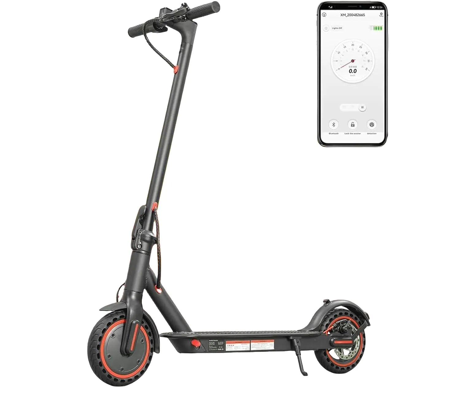 Powerful 350W Electric Scooter for Adults & Teens, 15.5MPH, 25-Mile Range, Foldable Design