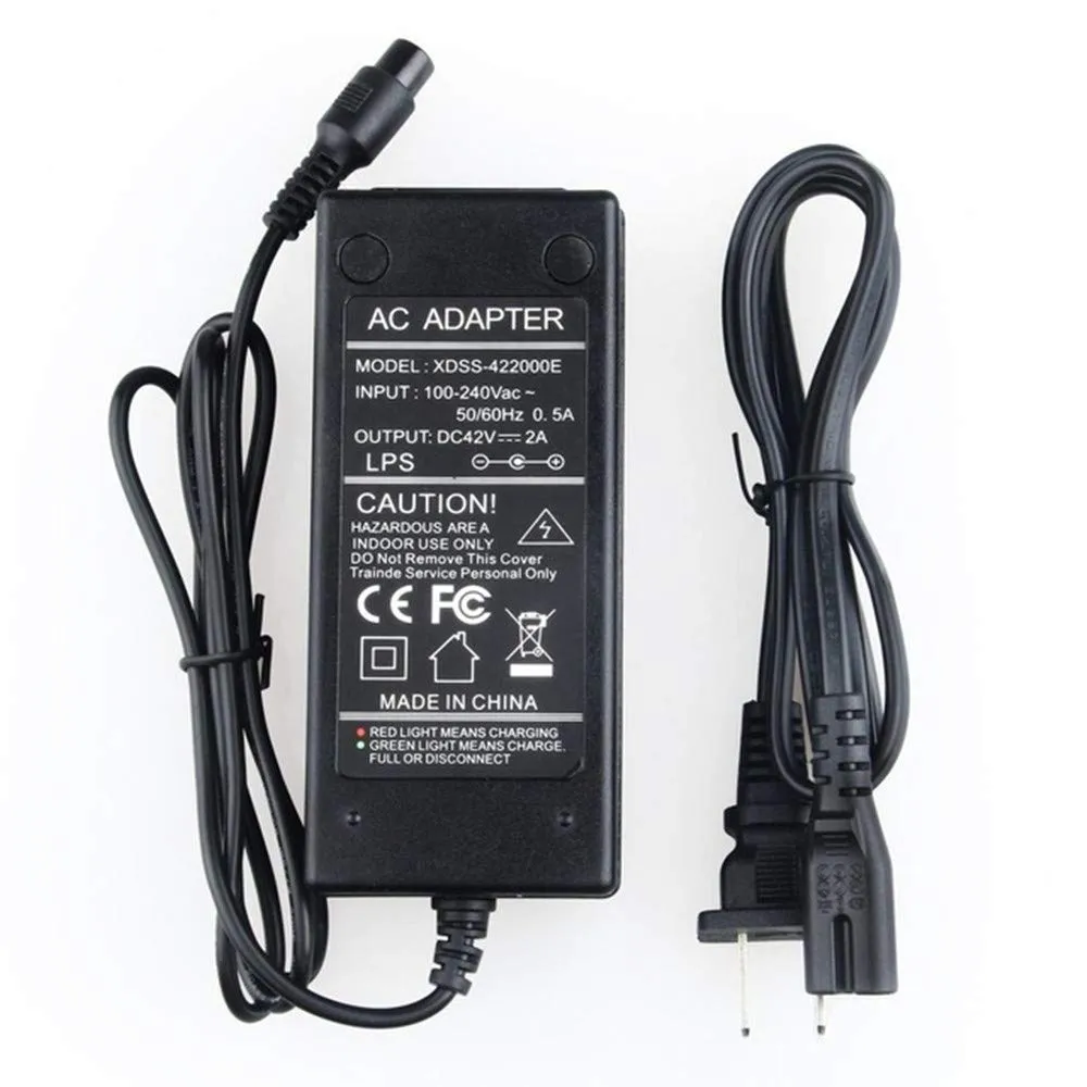 Premium 36V 2A Battery Charger for Electric Bicycles with Smart Protection Features