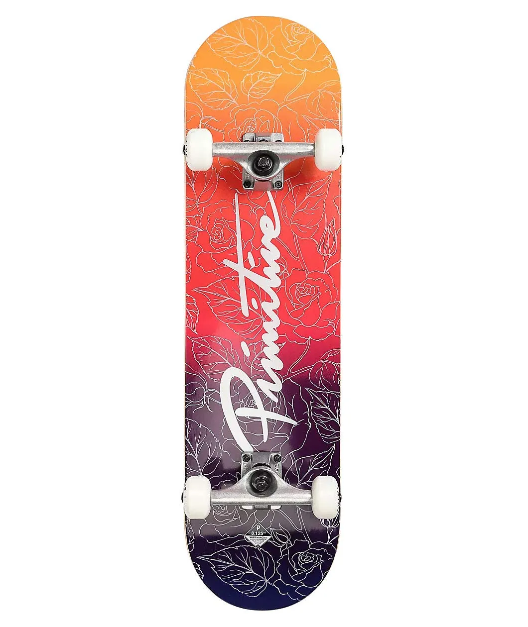 Primitive Skateboard Complete Nuevo Daybreak 8.125' Assembly with 52mm Wheels & Aluminum Trucks