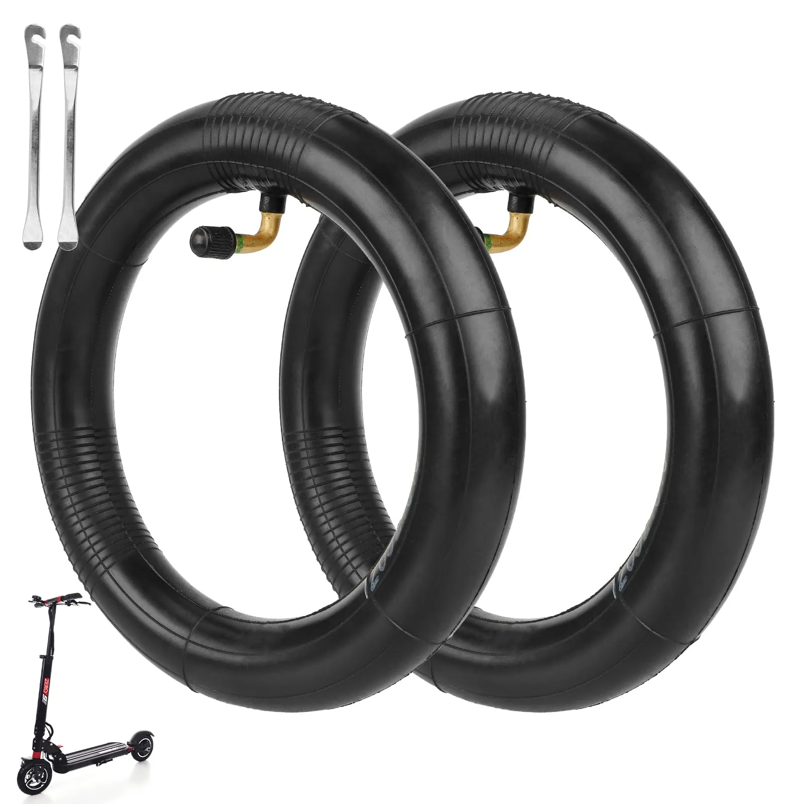 Reliable 8.5-Inch Scooter Inner Tubes - Thick, Explosion-Proof, and Safety-First Design (2 Pack)