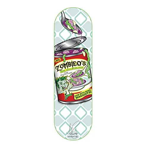 Rude Boyz 28 Inch Graphic Printed Skateboard Deck - Exclusive Eyeballs & Brains Design