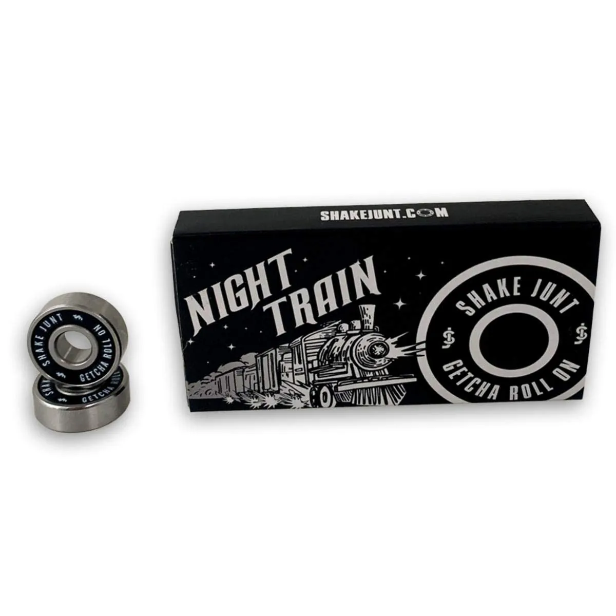 Shake Junt Night Train Black Skateboard Bearings for High-Performance Skating