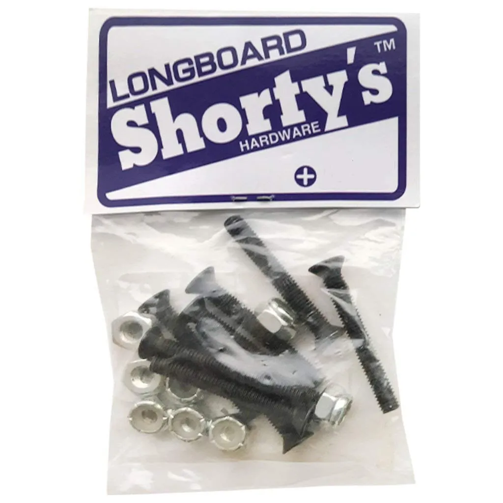 Shortys 2' Single Longboard Skateboard Hardware Set - Durable Skateboard Assembly