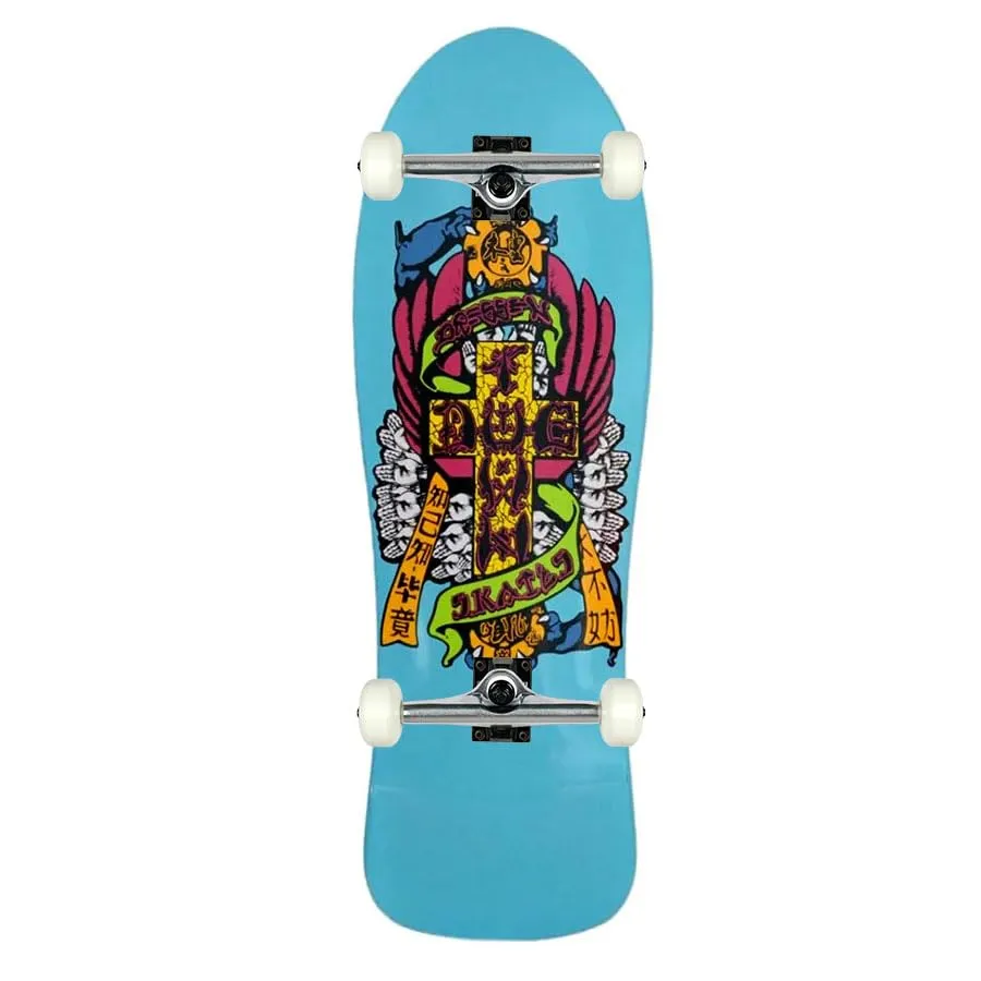 Skateboard Assembly Dressen Hands Reissue Sky Blue 10.1' x 30.3' Complete by Dogtown