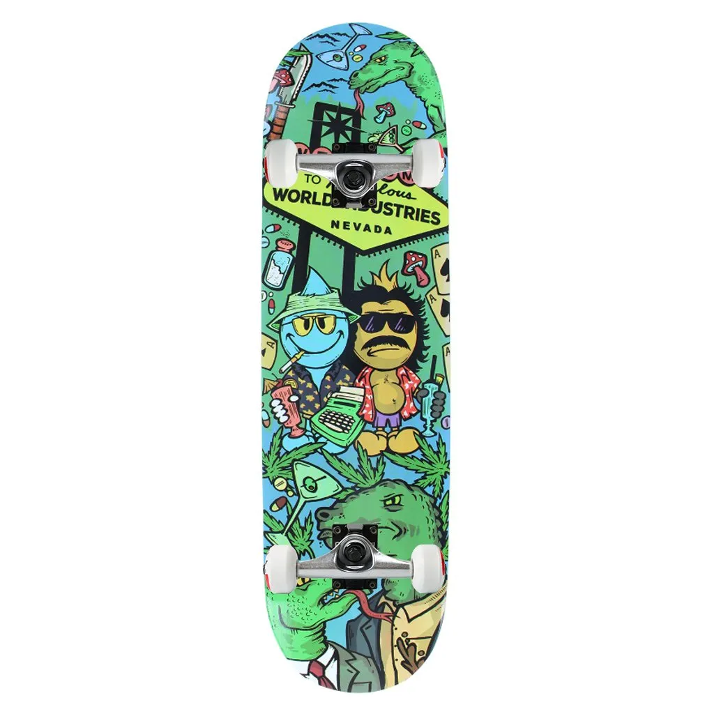 Skateboard Complete Loathing 8.2' with Raw Trucks, 52mm 99A Wheels, and Amphetamine Bearings