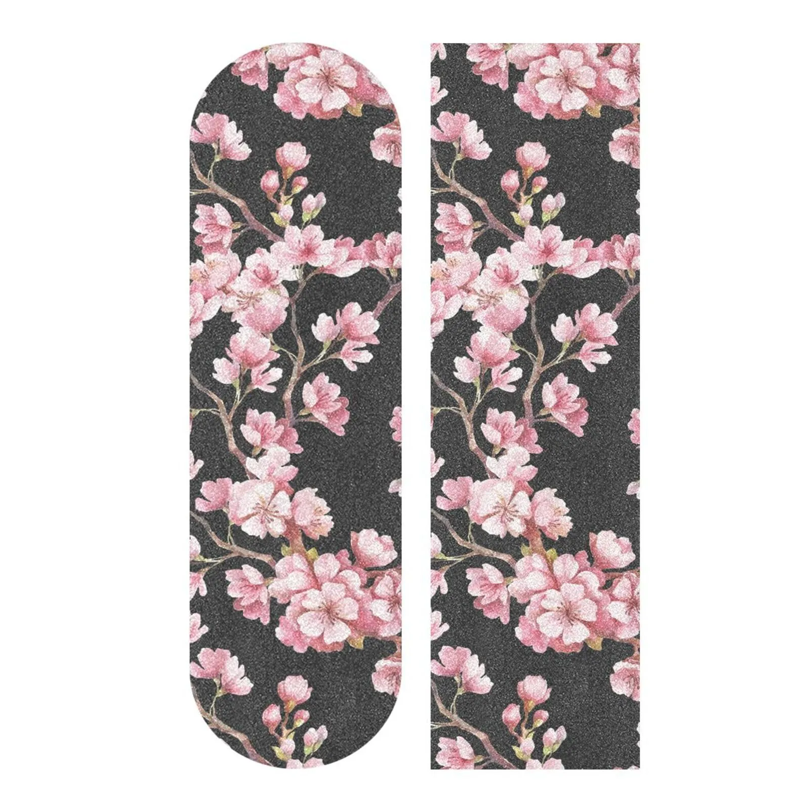 Skateboard Grip Tape 33'x9' - Pink Cherry Blossom Floral Non-Slip Waterproof Sandpaper