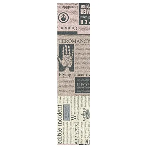 Skateboard Grip Tape 44x10 inch Newspaper Clippings - Anti-Slip, Durable, Customizable Fun