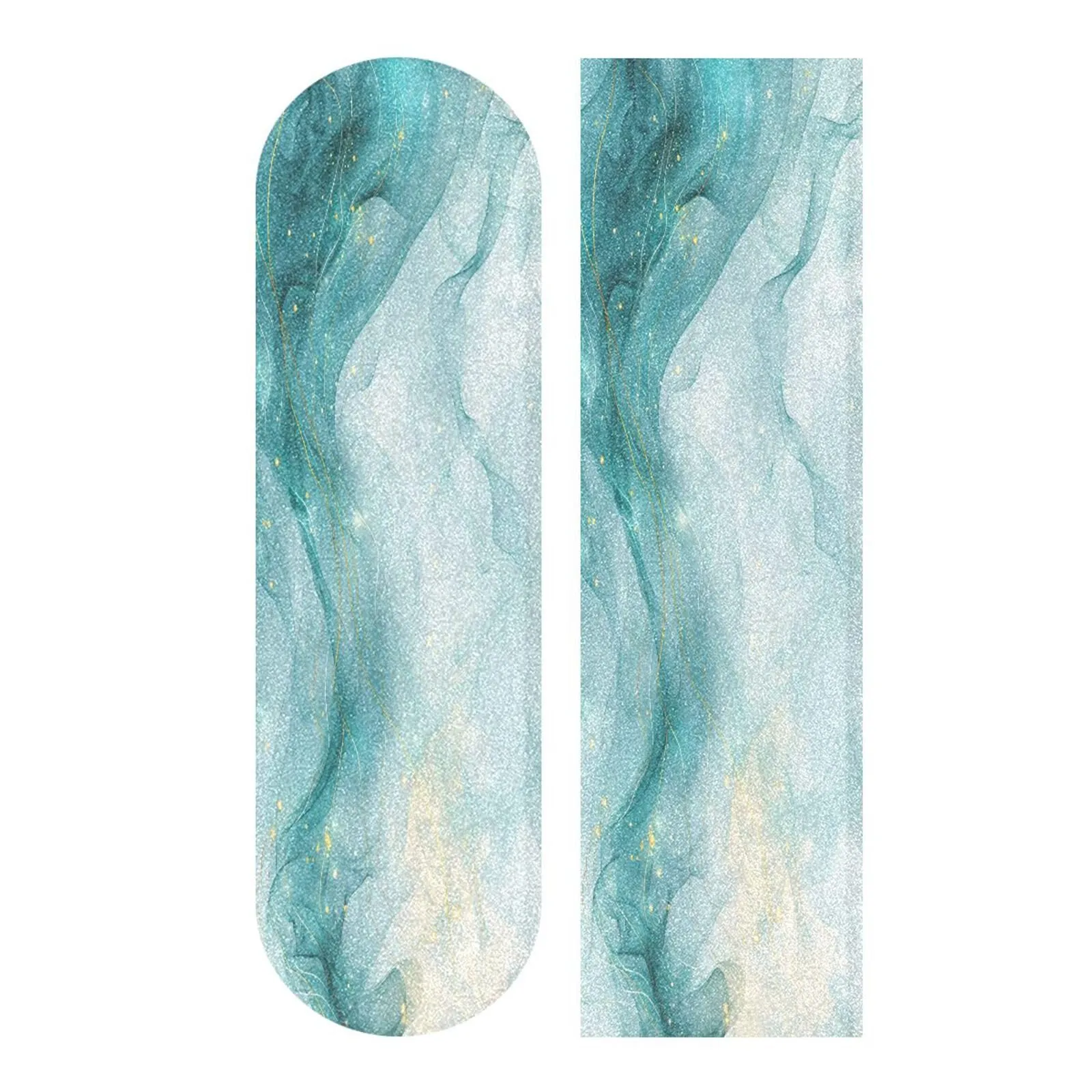 Soft Turquoise Texture Skateboard Grip Tape 9'x33' Non-Slip Bubble Free Waterproof Griptape