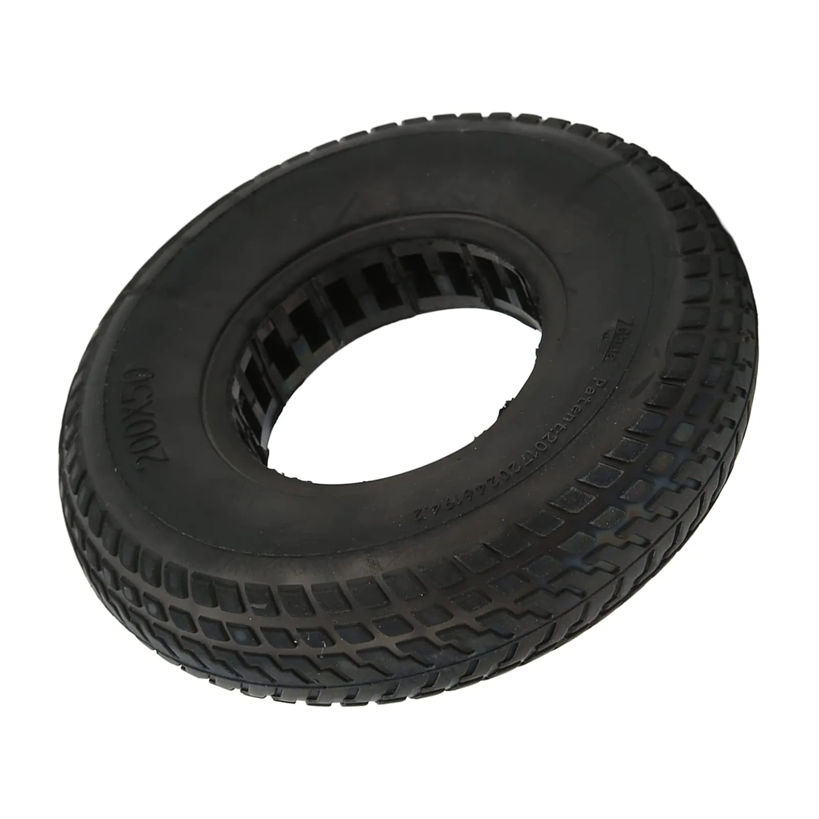 Solid 8-Inch Rubber Tires for Electric Scooters – Flat-Free, Shock-Absorbing, Explosion-Proof Design