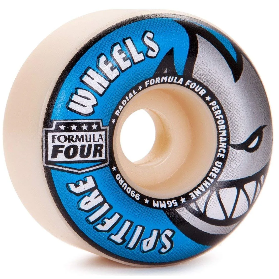 Spitfire F4 Radial Skateboard Wheels 55mm Yellow - Ultimate Speed, Control & Flatspot Resistance