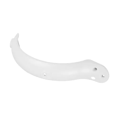 Sturdy White Scooter Mudguard Bracket for Enhanced Protection and Reduced Splashing