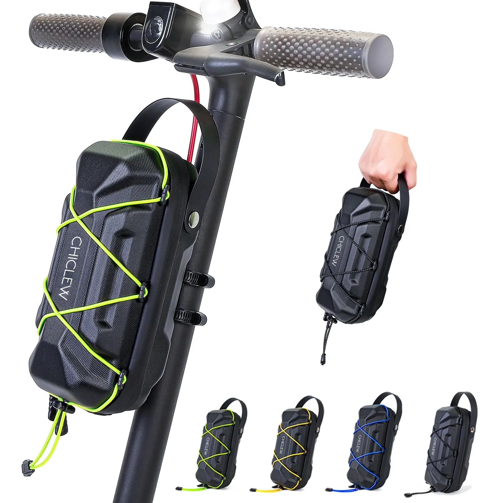 Stylish Waterproof Electric Scooter Bag with Quick Release, 2L Capacity, and Custom Drawstrings