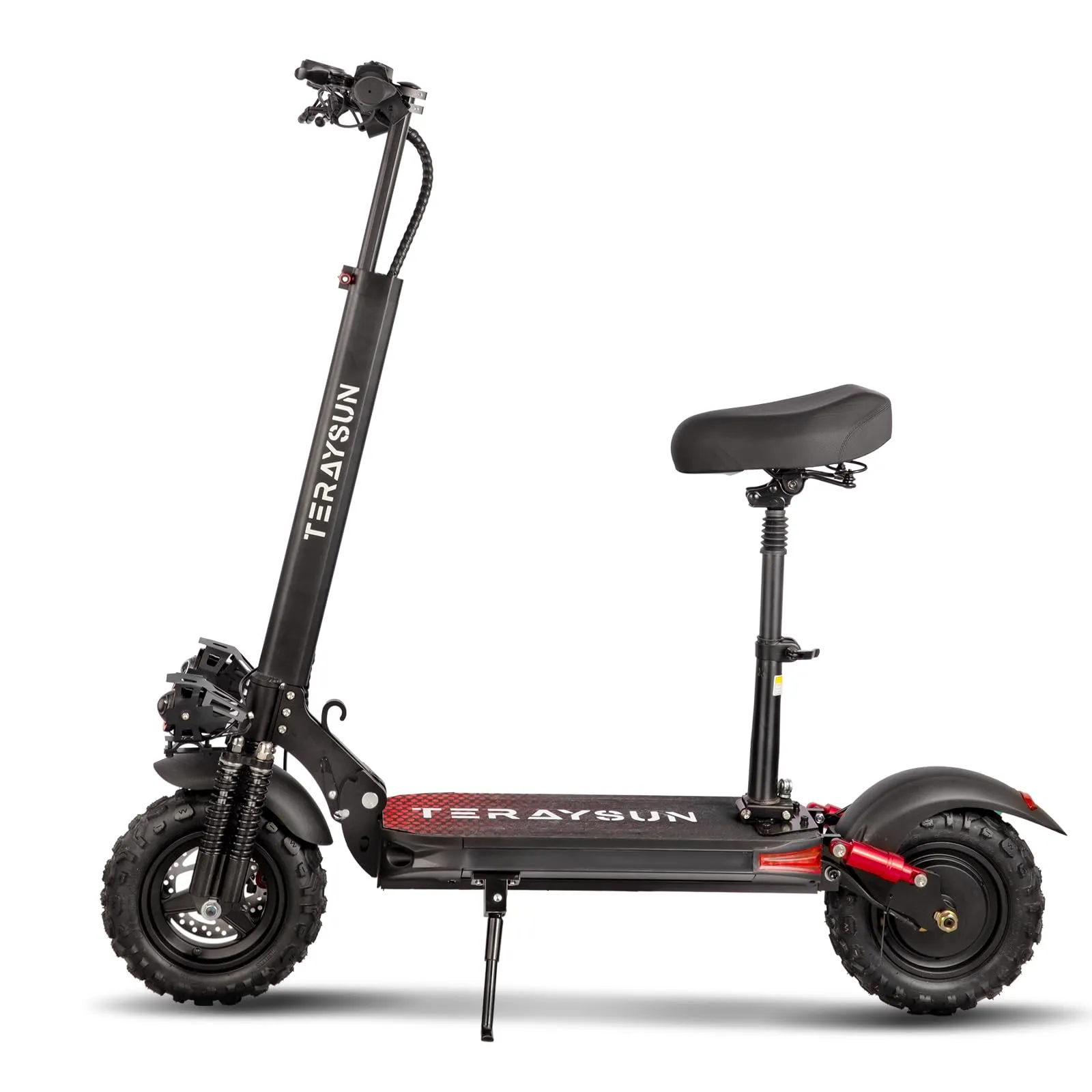 Teraysun Electric Scooter with Seat, 28mph Speed, 31-37 Mile Range, Foldable & Durable Design