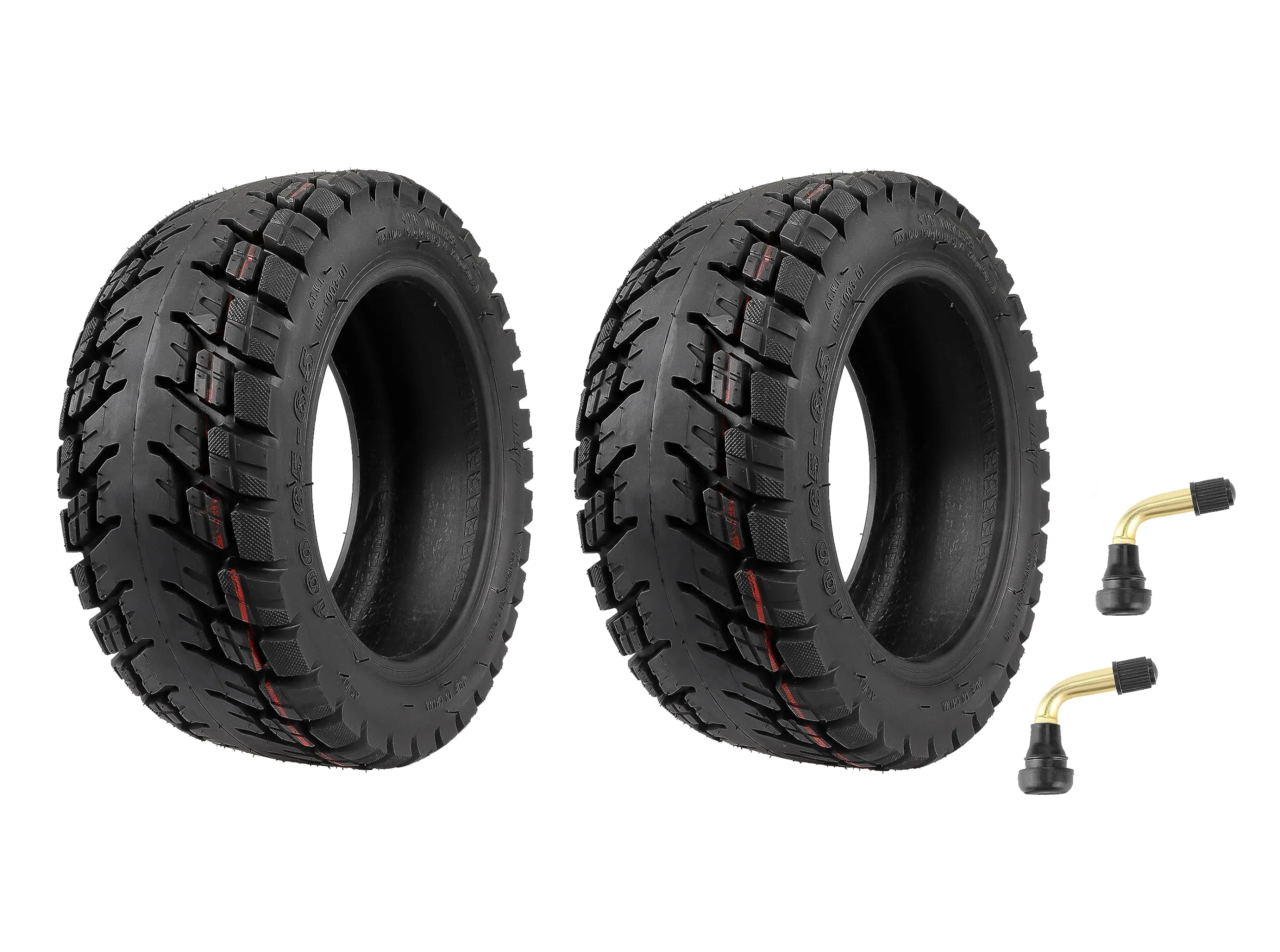 Thicker & Wider 11' Off-Road Tubeless Tire with Puncture-Resistant Design for Dualtron Scooters