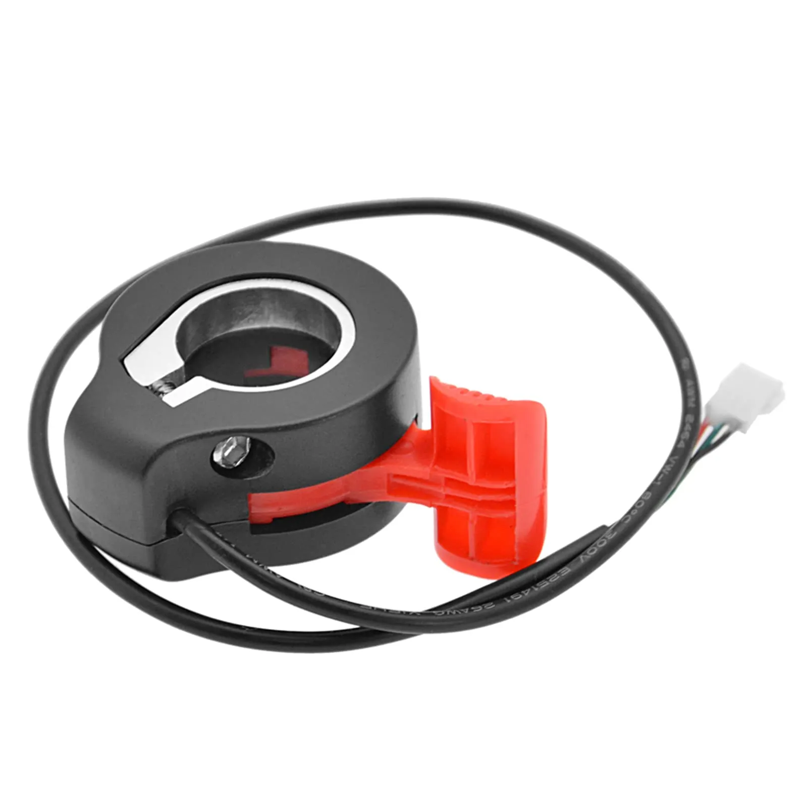 Throttle Pedal Replacement for E-Scooters - Durable Speed Control Throttle in Black/Red