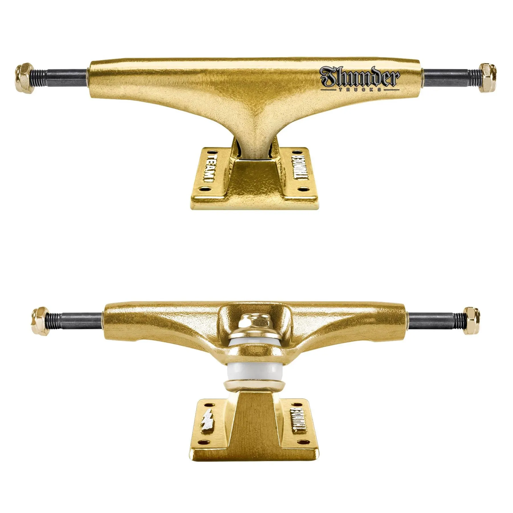 Thunder Skateboard Trucks 148 (8.25') Hollow Light Team Gilded Gold - Premium Pair