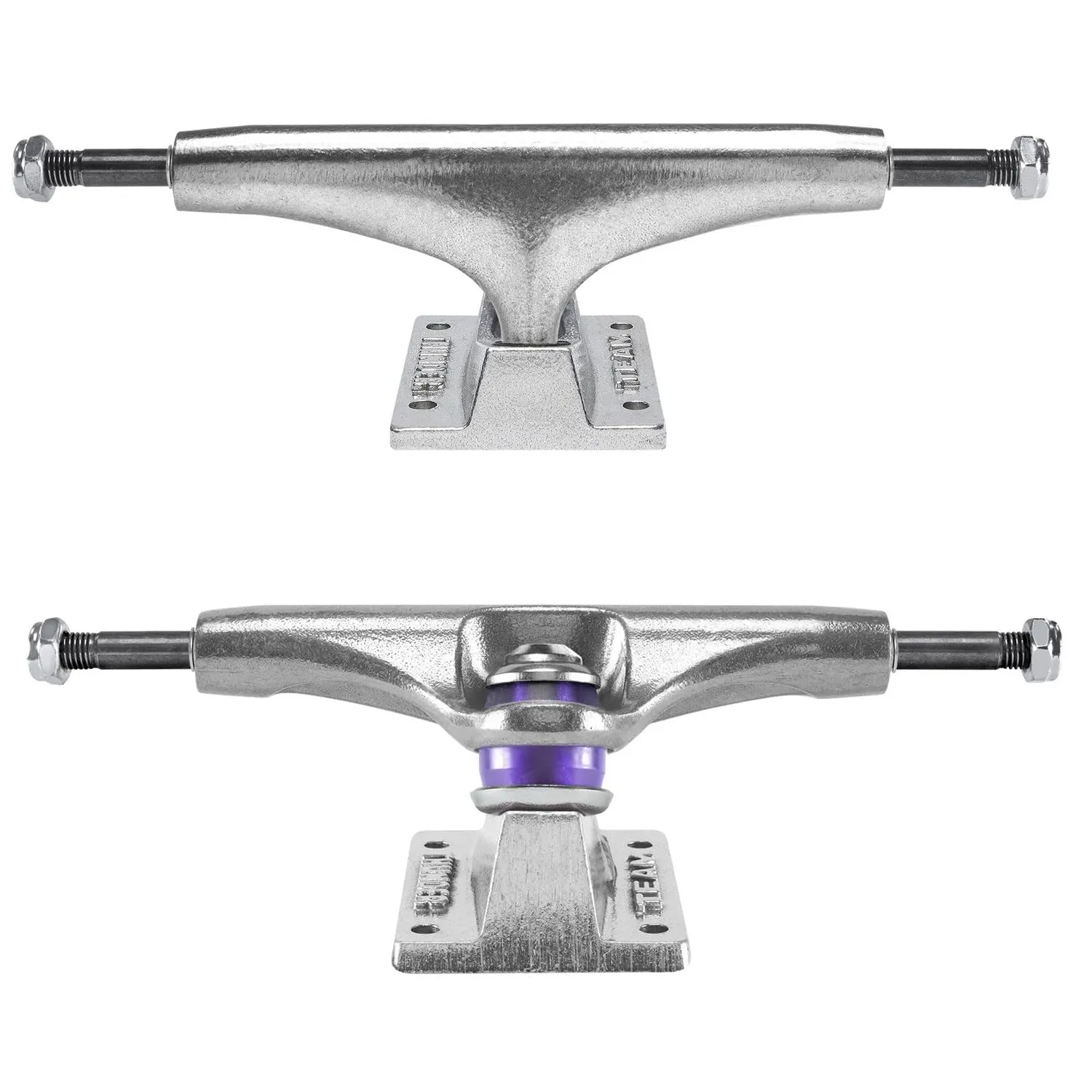 Thunder Skateboard Trucks Inverted Kingpin Polished Silver 147 (8.0') for Smooth Riding