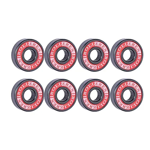 Titan 608-2RS Ceramic Skate Bearings 8-Pack for Inline, Roller Blade, Skateboard & RipStik