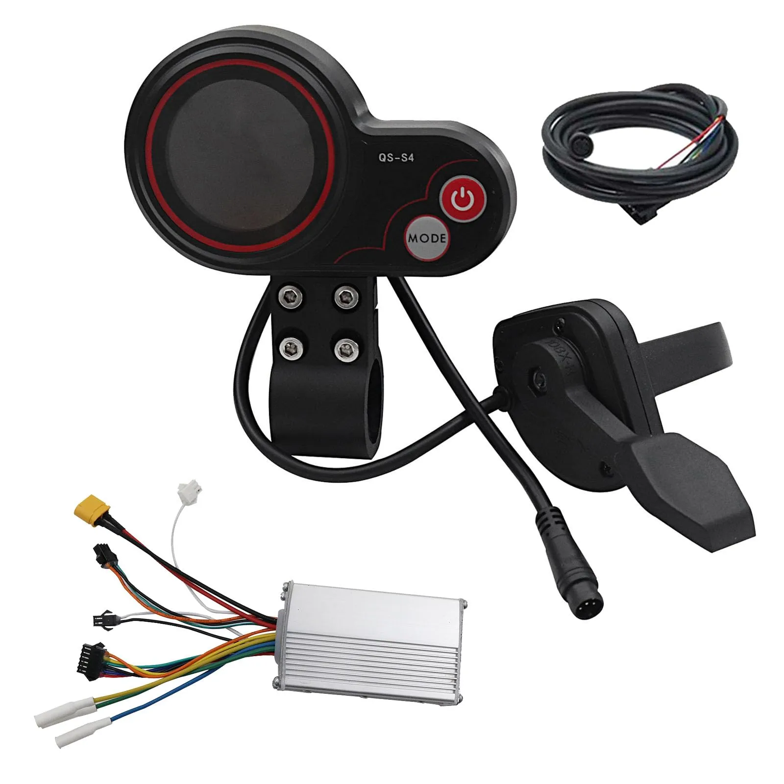 Tripper 36V-60V QS-S4 Thumb Throttle & 48V 800W Controller for Electric Scooters