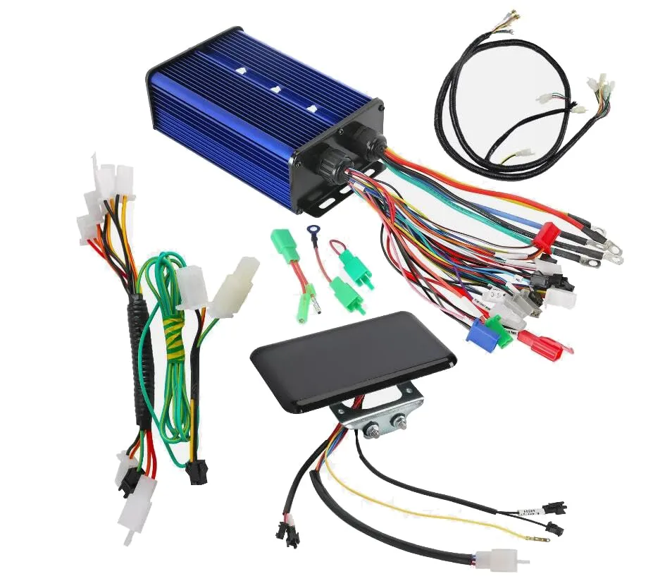 Universal Brushless Motor Controller with Multifunctional Display for Electric Vehicles