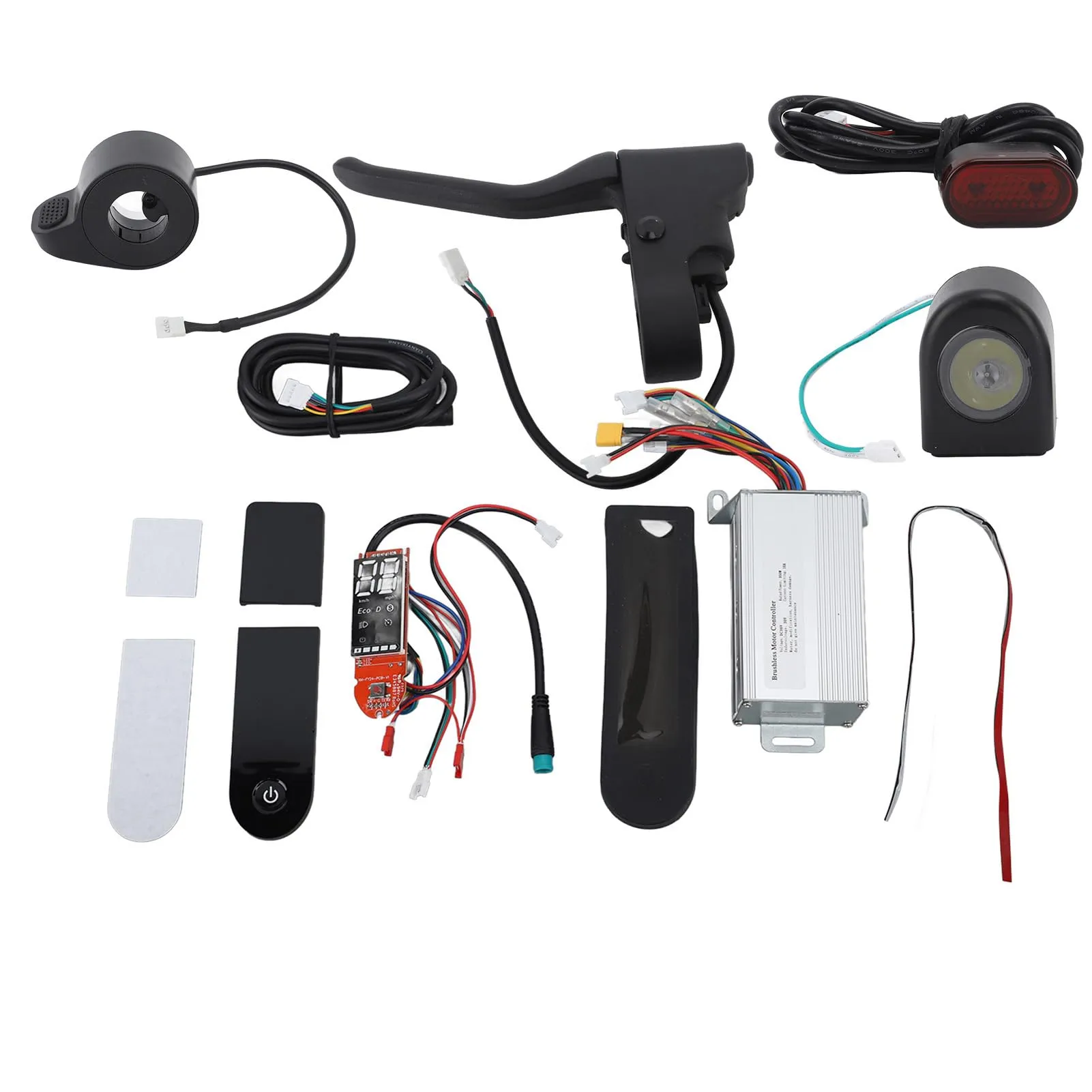 VGEBY 36V 350W Electric Scooter Controller Kit with Dashboard Display & Thumb Throttle