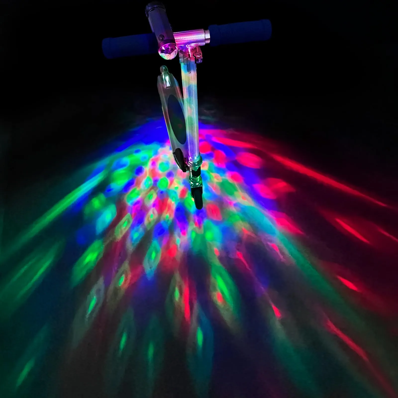 Vibrant LED Disco Scooter Light with Dynamic Patterns – Perfect for Nighttime Adventures