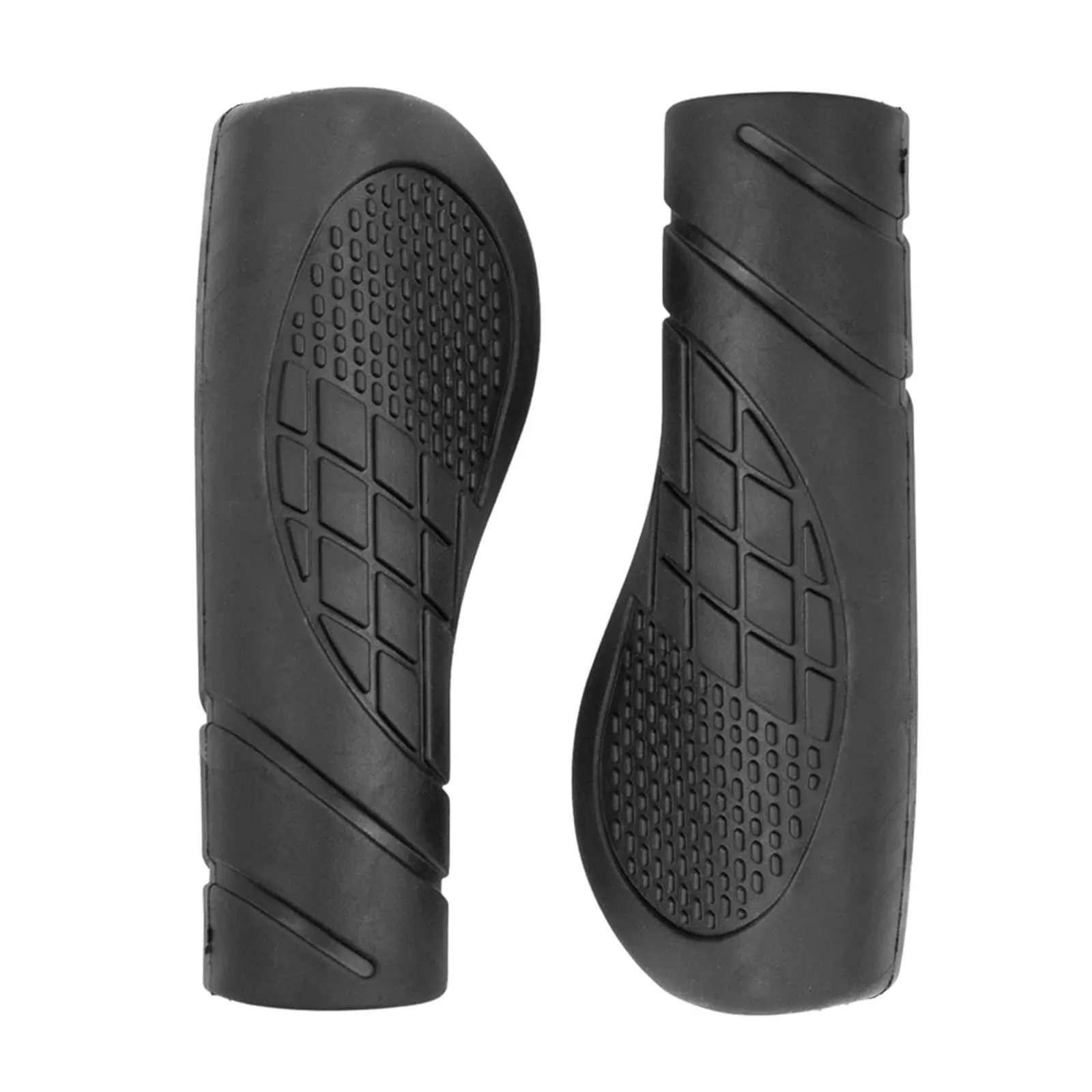 Waterproof Rubber Handlebar Grips for Kugoo M4 Scooter - Durable, Anti-Slip, Black