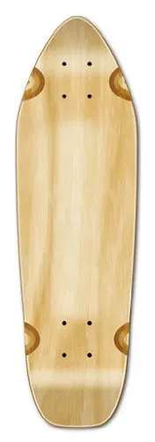 Yocaher 27' Banana Cruiser Longboard Deck - Mini Cruiser, Blank & Graphic, Great Condition