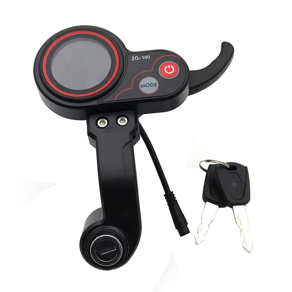 ZQ-100 Electric Scooter Dashboard Meter - Adjustable Speed Display, Compact & Durable Design